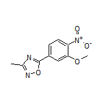 5-(3-Methoxy-4-nitrophenyl)-3-methyl-1,2,4-oxadiazole