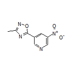 3-Methyl-5-(5-nitropyridin-3-yl)-1,2,4-oxadiazole