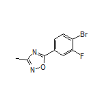5-(4-Bromo-3-fluorophenyl)-3-methyl-1,2,4-oxadiazole