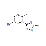 5-(5-Bromo-2-methylphenyl)-3-methyl-1,2,4-oxadiazole