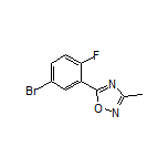 5-(5-Bromo-2-fluorophenyl)-3-methyl-1,2,4-oxadiazole