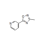 3-Methyl-5-(pyridin-3-yl)-1,2,4-oxadiazole
