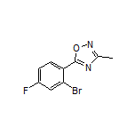 5-(2-Bromo-4-fluorophenyl)-3-methyl-1,2,4-oxadiazole
