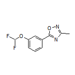 5-[3-(Difluoromethoxy)phenyl]-3-methyl-1,2,4-oxadiazole