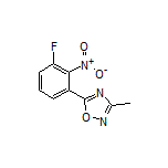 5-(3-Fluoro-2-nitrophenyl)-3-methyl-1,2,4-oxadiazole