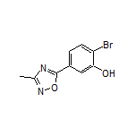 2-Bromo-5-(3-methyl-1,2,4-oxadiazol-5-yl)phenol