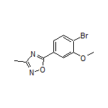 5-(4-Bromo-3-methoxyphenyl)-3-methyl-1,2,4-oxadiazole