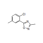 5-(2-Chloro-5-methylphenyl)-3-methyl-1,2,4-oxadiazole
