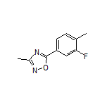 5-(3-Fluoro-4-methylphenyl)-3-methyl-1,2,4-oxadiazole