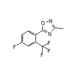 5-[4-Fluoro-2-(trifluoromethyl)phenyl]-3-methyl-1,2,4-oxadiazole