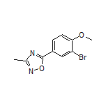 5-(3-Bromo-4-methoxyphenyl)-3-methyl-1,2,4-oxadiazole