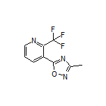 3-Methyl-5-[2-(trifluoromethyl)pyridin-3-yl]-1,2,4-oxadiazole