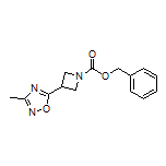 5-(1-Cbz-azetidin-3-yl)-3-methyl-1,2,4-oxadiazole