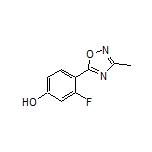 3-Fluoro-4-(3-methyl-1,2,4-oxadiazol-5-yl)phenol