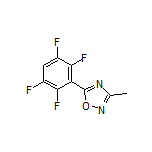 3-Methyl-5-(2,3,5,6-tetrafluorophenyl)-1,2,4-oxadiazole