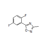5-(2-Fluoro-5-iodophenyl)-3-methyl-1,2,4-oxadiazole