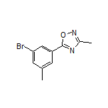 5-(3-Bromo-5-methylphenyl)-3-methyl-1,2,4-oxadiazole