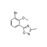 5-(3-Bromo-2-methoxyphenyl)-3-methyl-1,2,4-oxadiazole