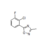 5-(2-Chloro-3-fluorophenyl)-3-methyl-1,2,4-oxadiazole
