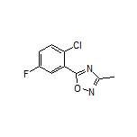 5-(2-Chloro-5-fluorophenyl)-3-methyl-1,2,4-oxadiazole
