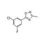 5-(3-Chloro-5-fluorophenyl)-3-methyl-1,2,4-oxadiazole