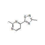 3-Methyl-5-(2-methylpyrimidin-4-yl)-1,2,4-oxadiazole