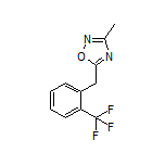 3-Methyl-5-[2-(trifluoromethyl)benzyl]-1,2,4-oxadiazole