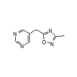 3-Methyl-5-(pyrimidin-5-ylmethyl)-1,2,4-oxadiazole