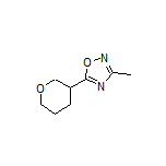3-Methyl-5-(tetrahydro-2H-pyran-3-yl)-1,2,4-oxadiazole