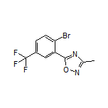 5-[2-Bromo-5-(trifluoromethyl)phenyl]-3-methyl-1,2,4-oxadiazole