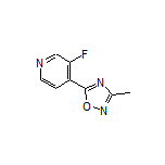 5-(3-Fluoropyridin-4-yl)-3-methyl-1,2,4-oxadiazole