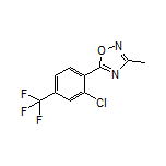 5-[2-Chloro-4-(trifluoromethyl)phenyl]-3-methyl-1,2,4-oxadiazole