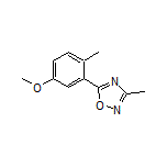5-(5-Methoxy-2-methylphenyl)-3-methyl-1,2,4-oxadiazole