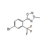 5-[4-Bromo-2-(trifluoromethyl)phenyl]-3-methyl-1,2,4-oxadiazole