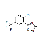 5-[2-Chloro-5-(trifluoromethyl)phenyl]-3-methyl-1,2,4-oxadiazole