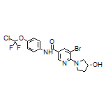 (R)-5-Bromo-N-[4-(chlorodifluoromethoxy)phenyl]-6-(3-hydroxypyrrolidin-1-yl)nicotinamide