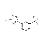 3-Methyl-5-[4-(trifluoromethyl)pyridin-2-yl]-1,2,4-oxadiazole