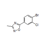 5-(4-Bromo-3-chlorophenyl)-3-methyl-1,2,4-oxadiazole