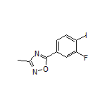 5-(3-Fluoro-4-iodophenyl)-3-methyl-1,2,4-oxadiazole