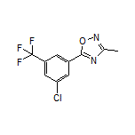5-[3-Chloro-5-(trifluoromethyl)phenyl]-3-methyl-1,2,4-oxadiazole