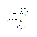 5-[4-Bromo-2-(trifluoromethoxy)phenyl]-3-methyl-1,2,4-oxadiazole