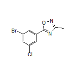 5-(3-Bromo-5-chlorophenyl)-3-methyl-1,2,4-oxadiazole
