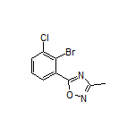5-(2-Bromo-3-chlorophenyl)-3-methyl-1,2,4-oxadiazole