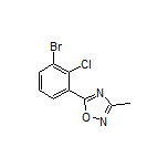 5-(3-Bromo-2-chlorophenyl)-3-methyl-1,2,4-oxadiazole