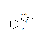 5-(2-Bromo-6-methylphenyl)-3-methyl-1,2,4-oxadiazole