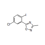 5-(5-Chloro-2-iodophenyl)-3-methyl-1,2,4-oxadiazole