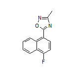 5-(4-Fluoronaphthalen-1-yl)-3-methyl-1,2,4-oxadiazole