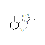 5-(2-Methoxy-6-methylphenyl)-3-methyl-1,2,4-oxadiazole