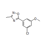 5-(3-Chloro-5-methoxyphenyl)-3-methyl-1,2,4-oxadiazole