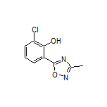 2-Chloro-6-(3-methyl-1,2,4-oxadiazol-5-yl)phenol